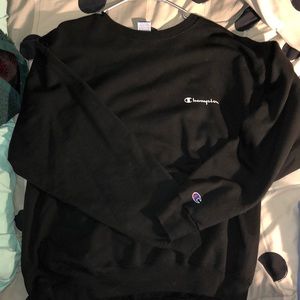 black champions sweatshirt